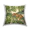 Botanical Leopard on Branch Decorative Printed Throw Pillow Design by Janet Tava, 18 x 7 x 18